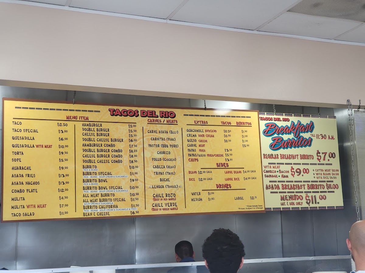 Tacos Del Rio Menu - Image 5