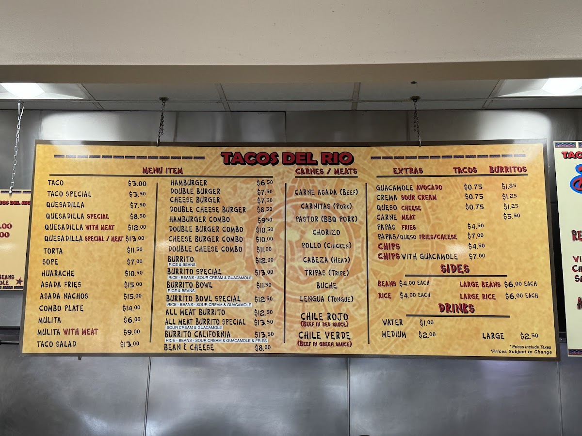 Tacos Del Rio Menu - Image 6
